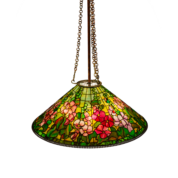 Hollyhock hanging shade (28")