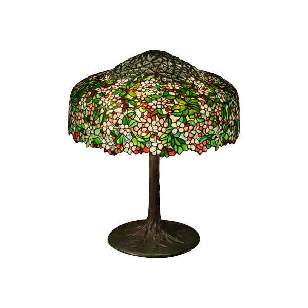 Apple Blossom table lamp (25")